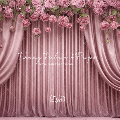 Rose Petal Curtain - With Sweep Option