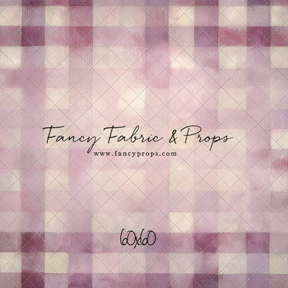 Rose Quartz Plaid - With Sweep Option