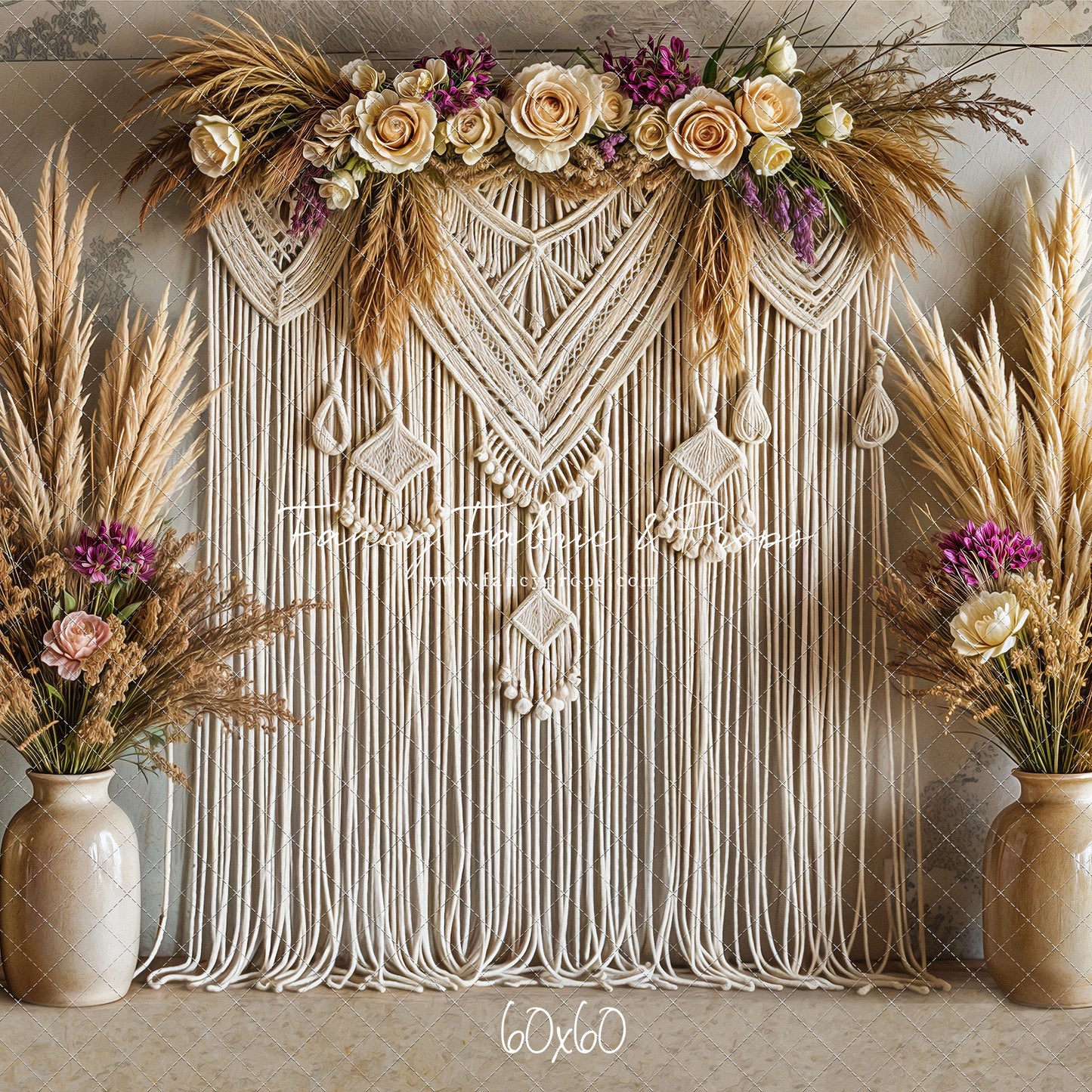 Rustic Woven Tapestry - With Sweep Option