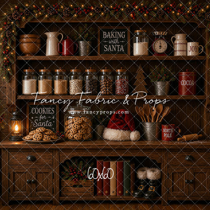 Santa's Cookie Cupboard - With Sweep Option