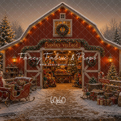Santa's Village Barn - with Sweep Option