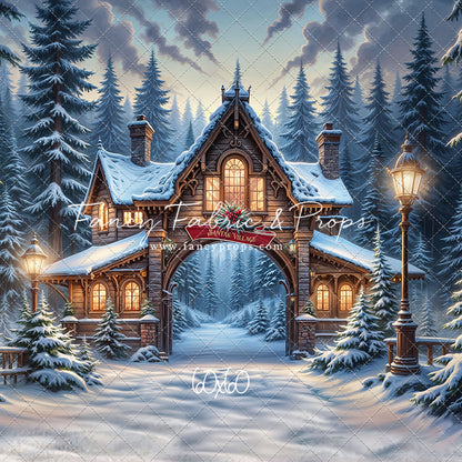 Santa's Village Entrance - With Sweep Option