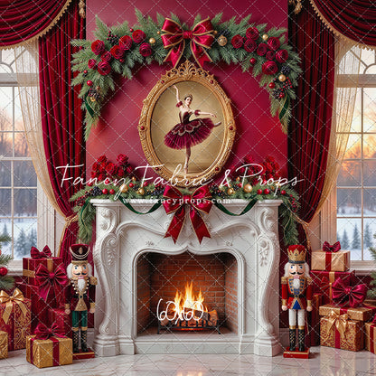 Scarlet Ballerina Christmas - with Sweep Option