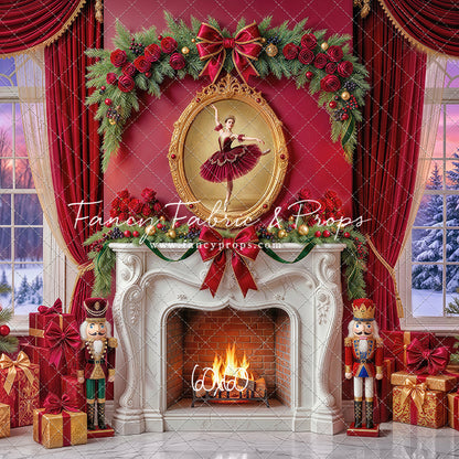Scarlet Ballerina Christmas Room - with Sweep Option