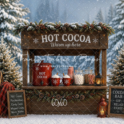 Snowflake Cocoa Station - With Sweep Option