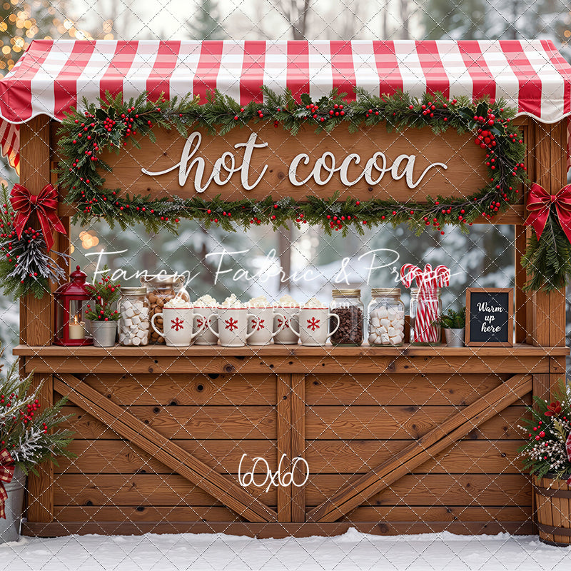 Snowy Sips Cocoa Bar - With Sweep Option
