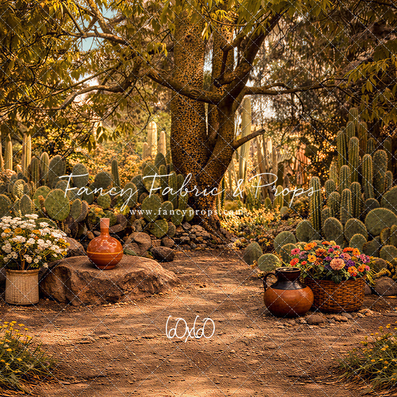 Sunlit Cactus Garden - With Sweep Option