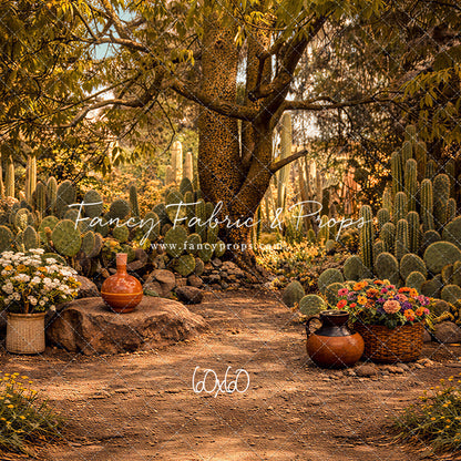 Sunlit Cactus Garden - With Sweep Option