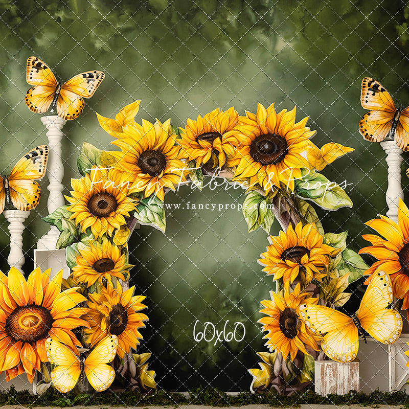 Sunny Flowers & Butterflies