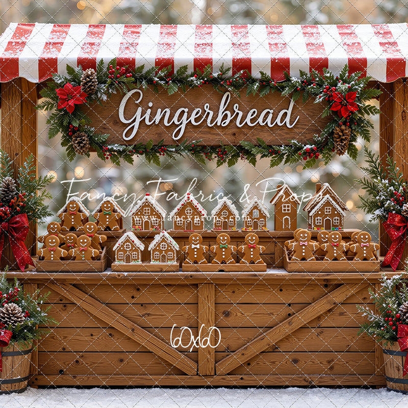Sweet Spruce Gingerbread Stand - With Sweep Option