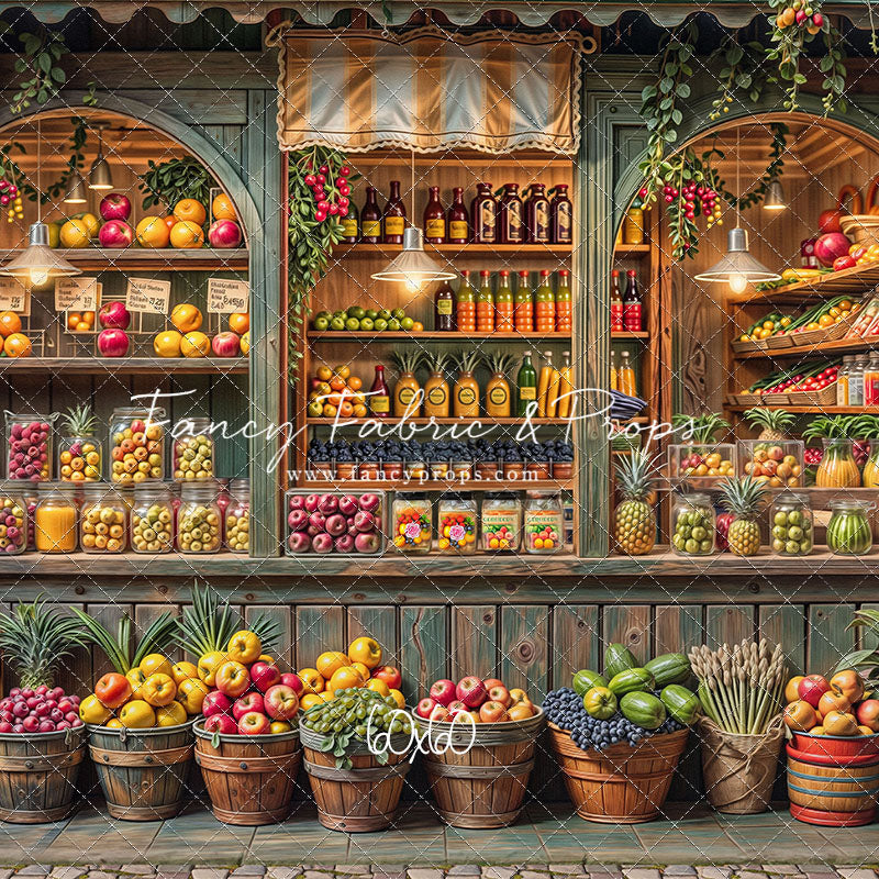 Tropical Fruit Market - With Sweep Option