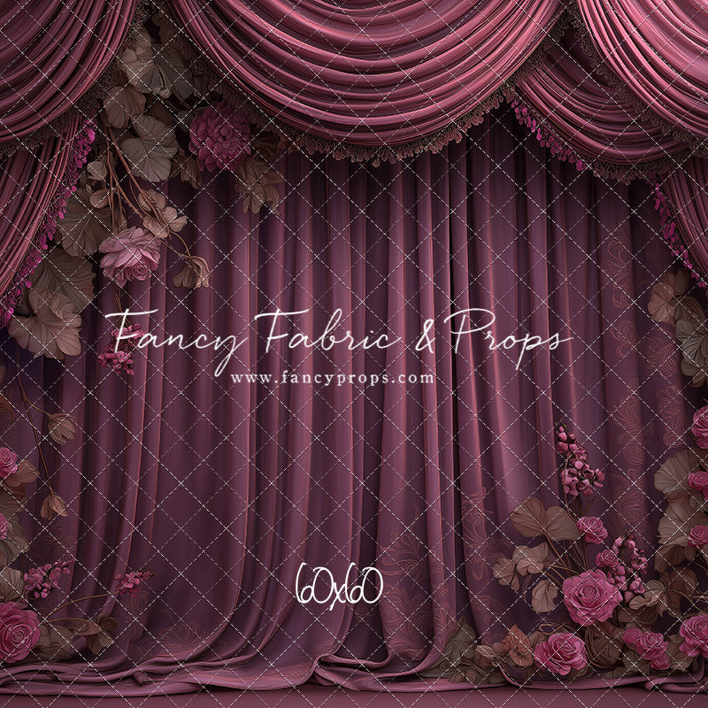 Vintage Plum Romance - With Sweep Option