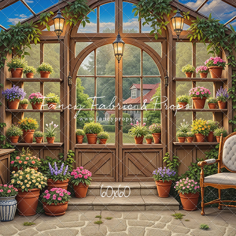 Vivid Blooming Greenhouse - With Sweep Option