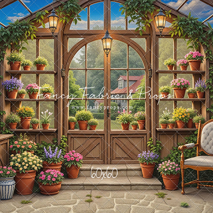 Vivid Blooming Greenhouse - With Sweep Option