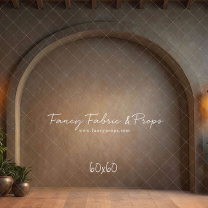 Warm Amber Archway - No Bench - With Sweep Option