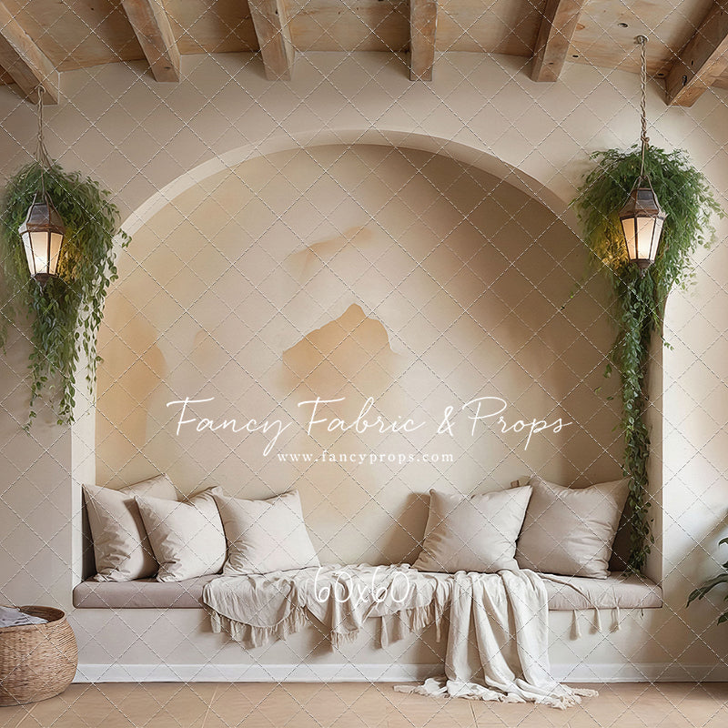 Warm Beige Comforts - Tile Floor - With Sweep Option