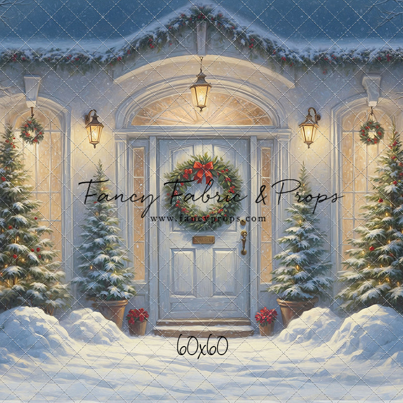 White Christmas Welcome - With Sweep Option