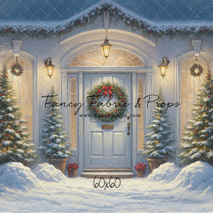 White Christmas Welcome - With Sweep Option