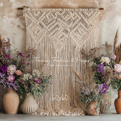 Wildflower Macrame - With Sweep Option