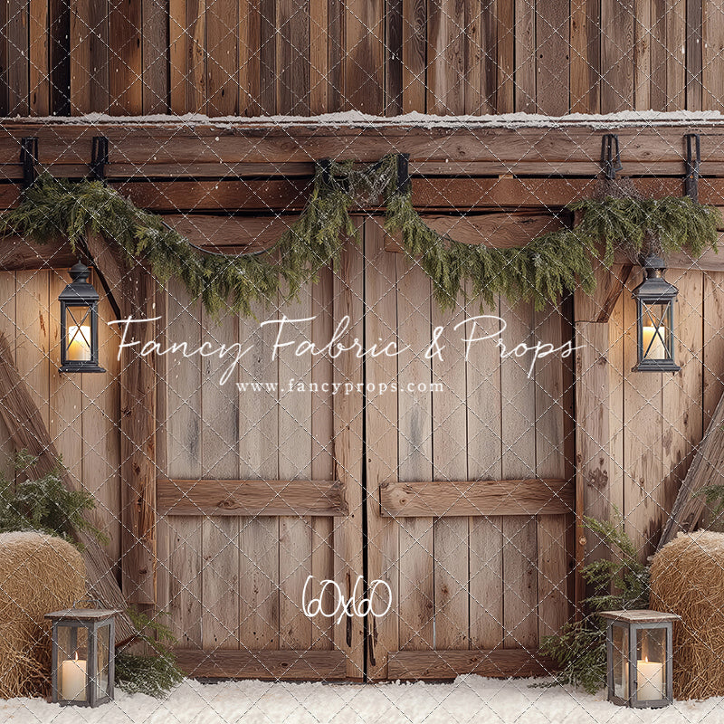Winter Barn Entry - with Sweep Option