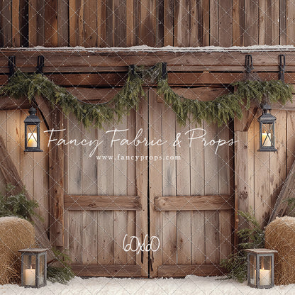 Winter Barn Entry - with Sweep Option