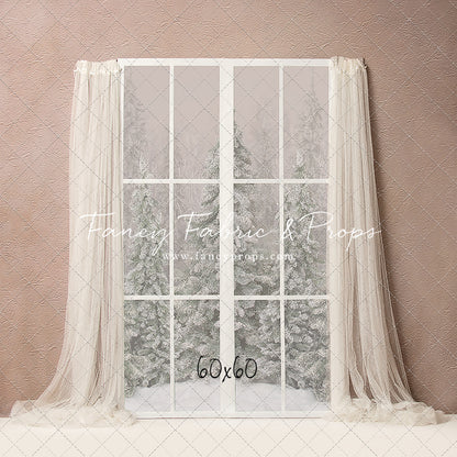 Woodland Winter Window
