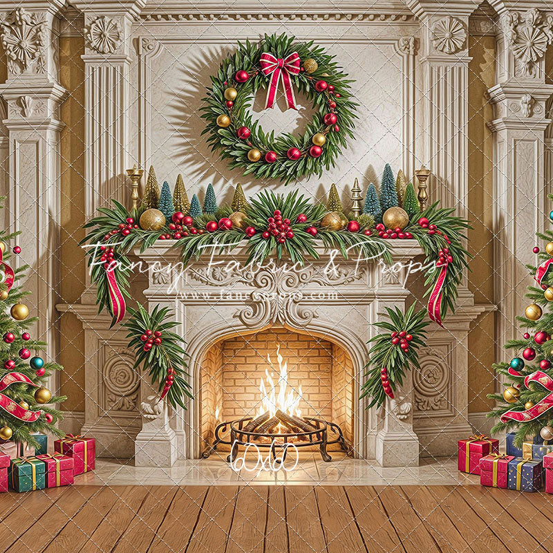 Yuletide Hearth - with Sweep Option