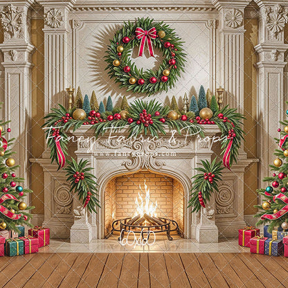 Yuletide Hearth - with Sweep Option