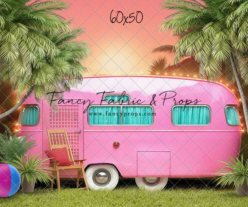 Barbie's Glamper Getaway - Grass Floor - With Sweep Option