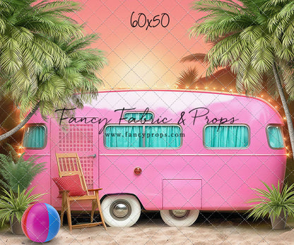 Barbie's Glamper Getaway - Sand Floor - With Sweep Option