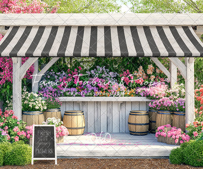 Country Spring Flower Shoppe - With Sweep Option