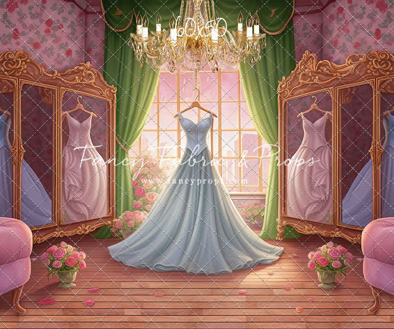 Dress Like A Princess - Ice Blue Dress - With Sweep Option