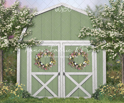 Easter Blossoms Barn - With Sweep Option