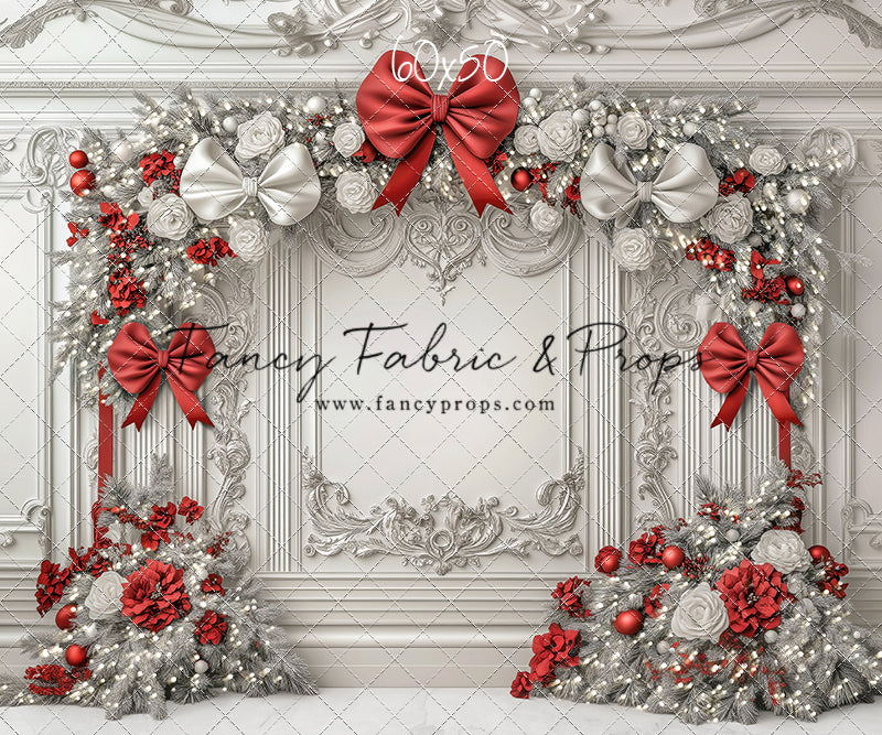 Fancy Red & White Wall - with Sweep Option