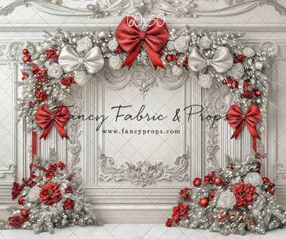 Fancy Red & White Wall - with Sweep Option