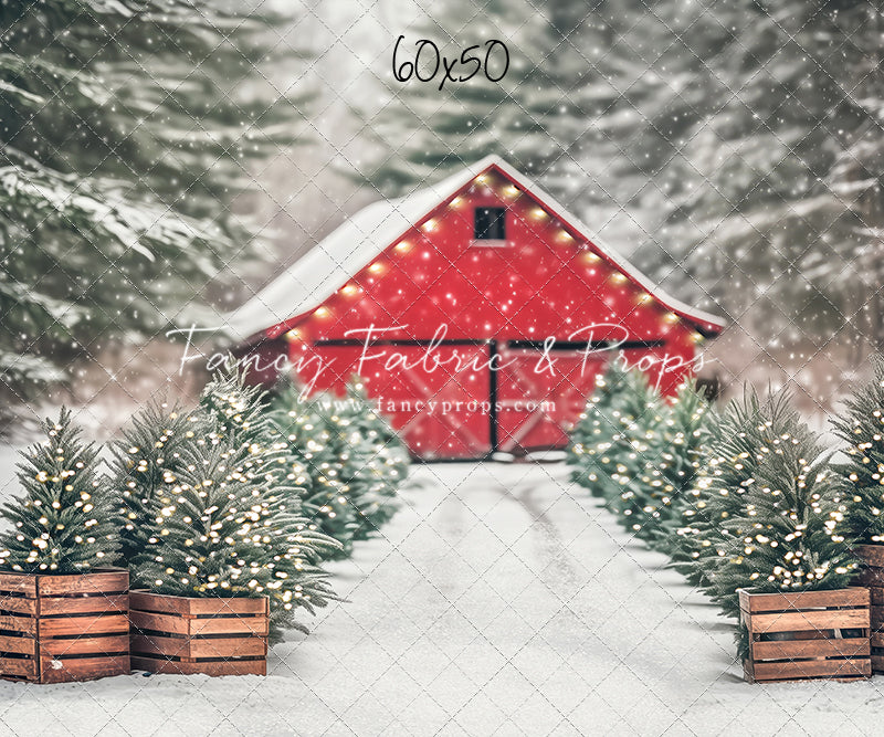 Festive Pickup Truck Farm - with Sweep Option