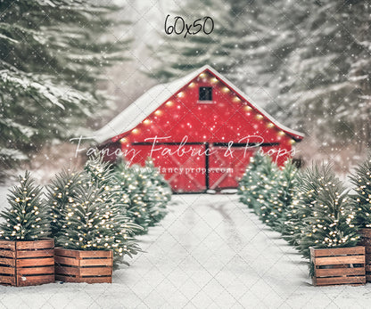 Festive Pickup Truck Farm - with Sweep Option