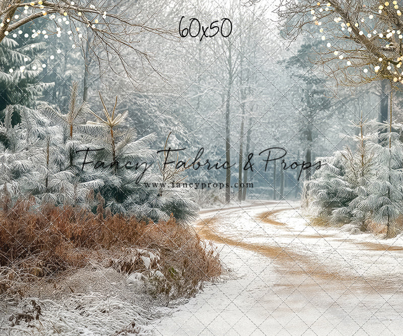 Frosted Country Path - with Sweep Option