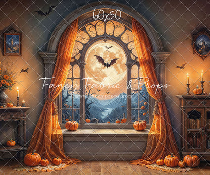 Gothic Moonlit Window - With Sweep Option