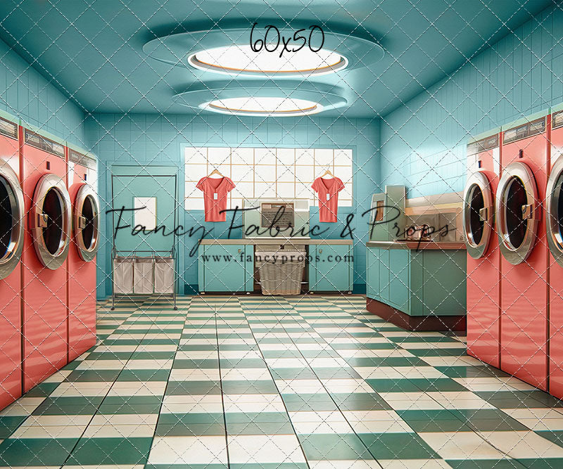 Laundry Day - Blue With Double Washers- With Sweep Option