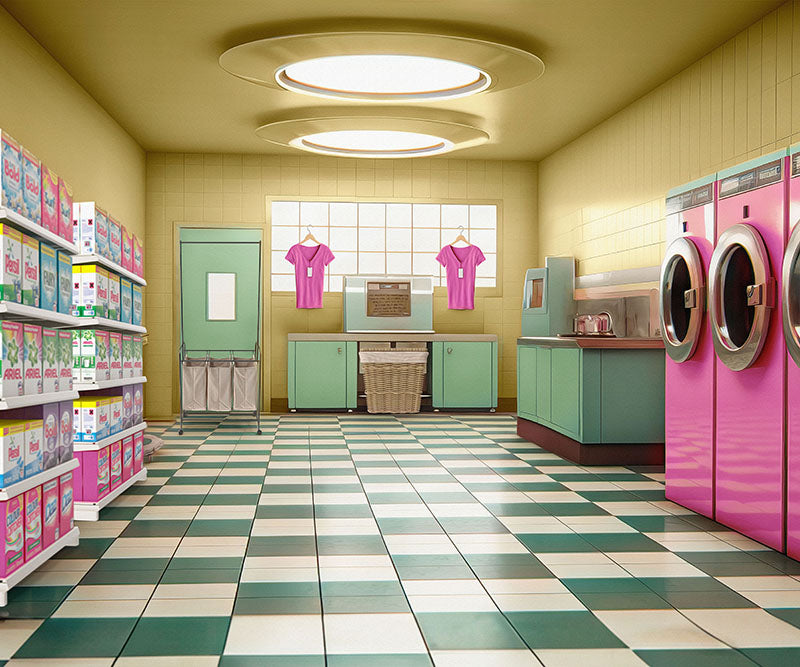 Laundry Day - Yellow - With Sweep Option