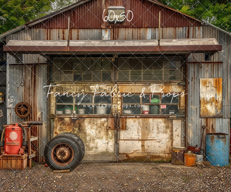 Old Rustic Garage - With Sweep Option