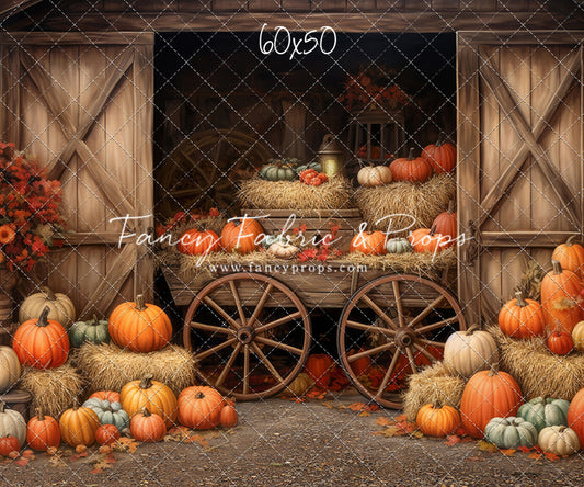 Pumpkin Patch Barn 60x50" - Littles Collection
