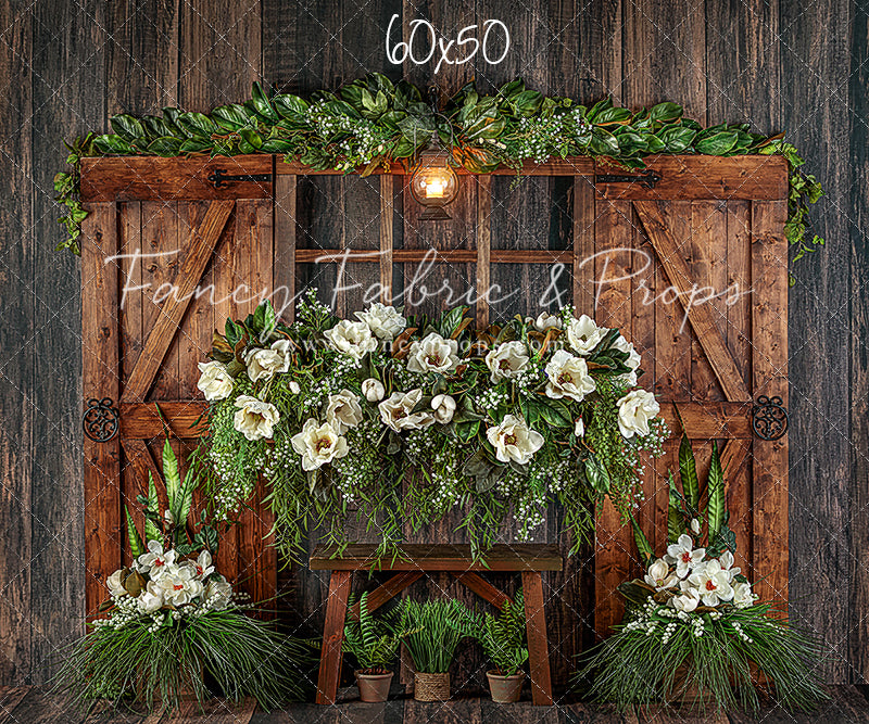 Romantic Alabaster Garden 60x50" - Littles Collection