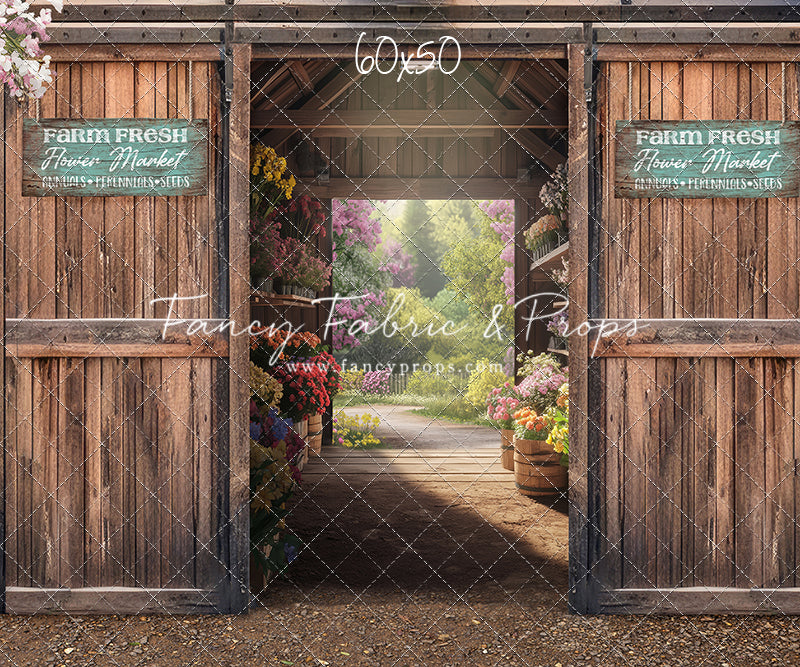 Farm Fresh Flower Barn - With Sweep Option