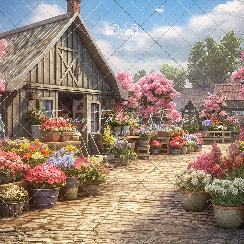 Country Flower Market Path - With Sweep Option