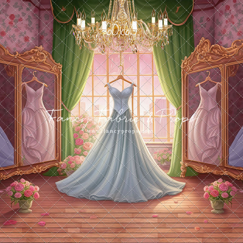 Dress Like A Princess - Ice Blue Dress - With Sweep Option