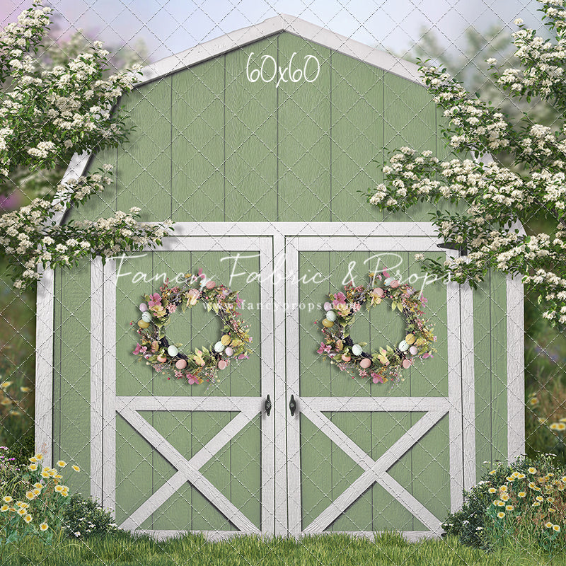 Easter Blossoms Barn - With Sweep Option