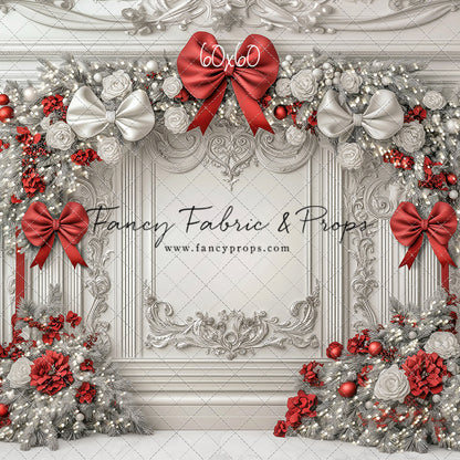 Fancy Red & White Wall - with Sweep Option