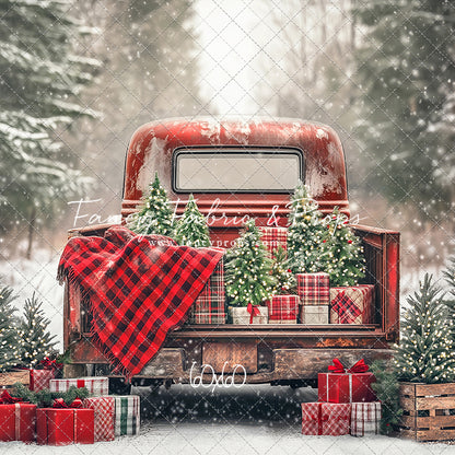 Festive Pickup Truck - with Sweep Option